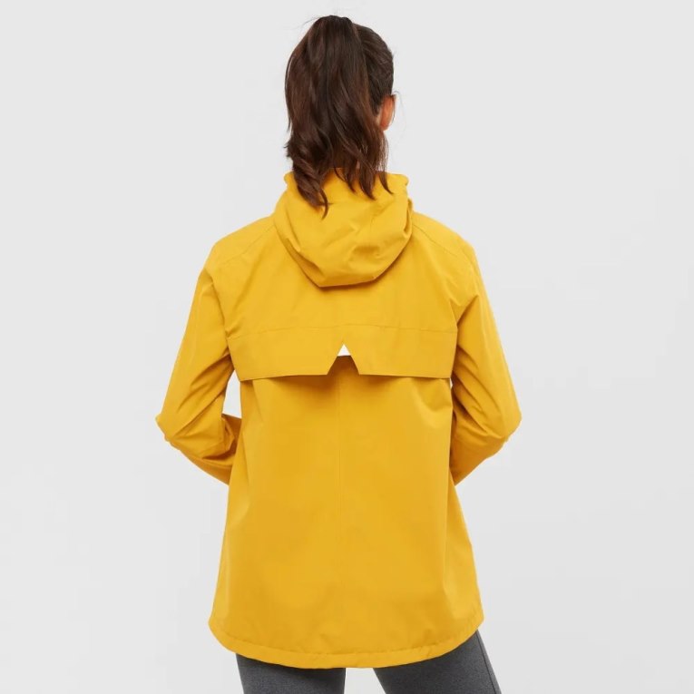 Yellow Salomon Comet Wp Jkt W Women's Shell Jackets | IE GH0538